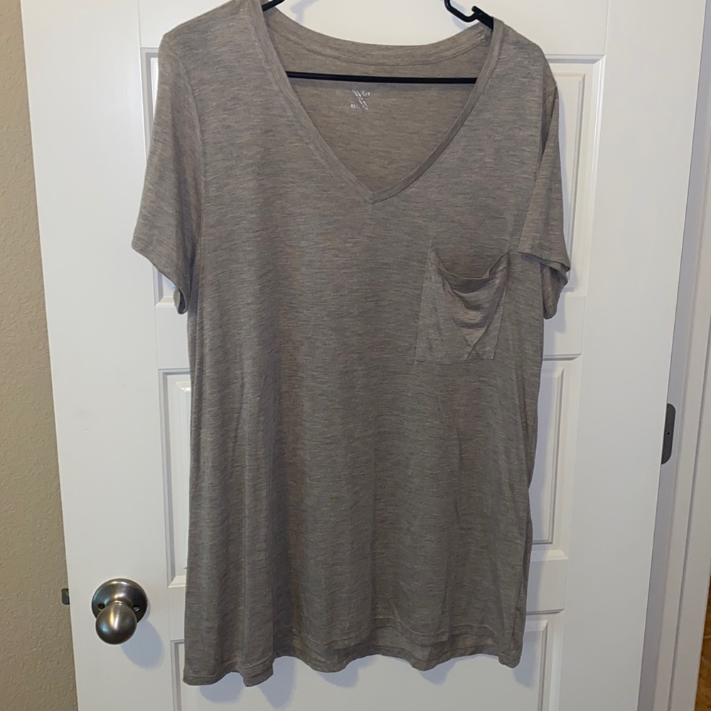 Gray mossimo shirt with pocket